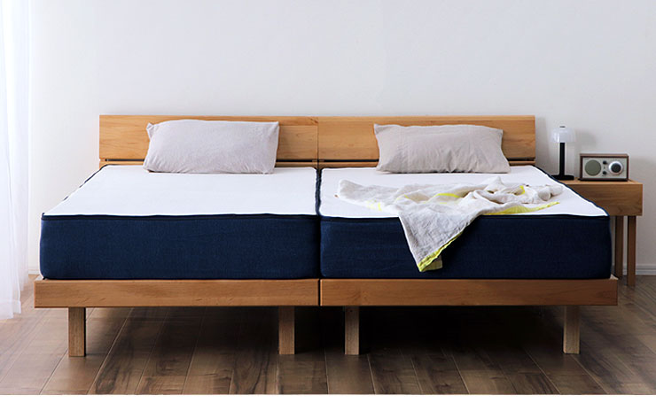 シンプルなデザインのアルダー材の木製すのこベッ すのこベッド｜すのこベッド通販【家具の里】
