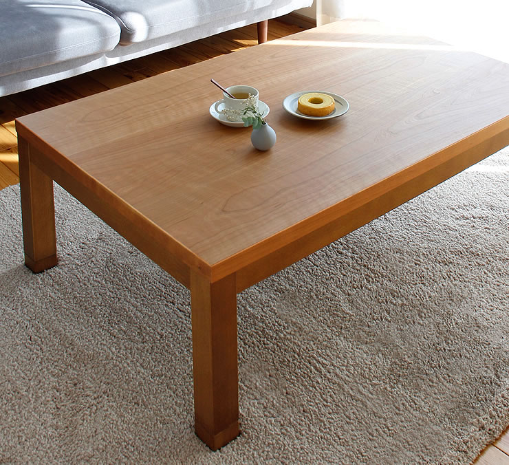 家具の里オリジナル商品!木の質感を楽しむこたつ長方形 120cm幅