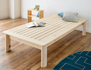 高さが選べる国産ひのきベッド